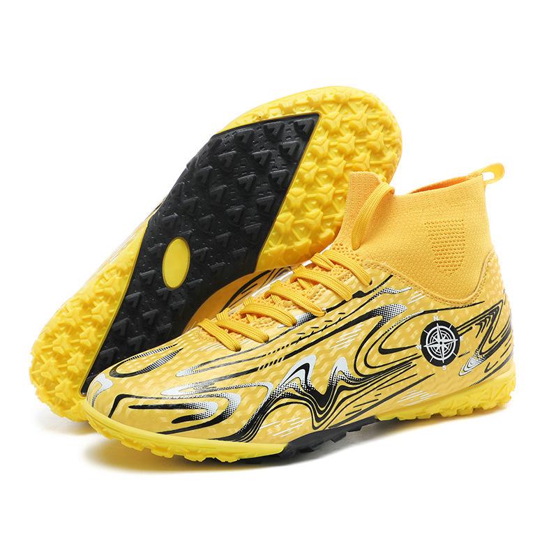 Футбольные бутсы большого размера AG Длинные шипы Сломанные шипы для мужчин, женщин, детей и молодых студентов Профессиональные тренировочные спортивные туфли для соревнований