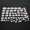 64 шт. пластиковый зубчатый ремень шкив вал рукав червь набор DIY модель робота игрушечные аксессуары