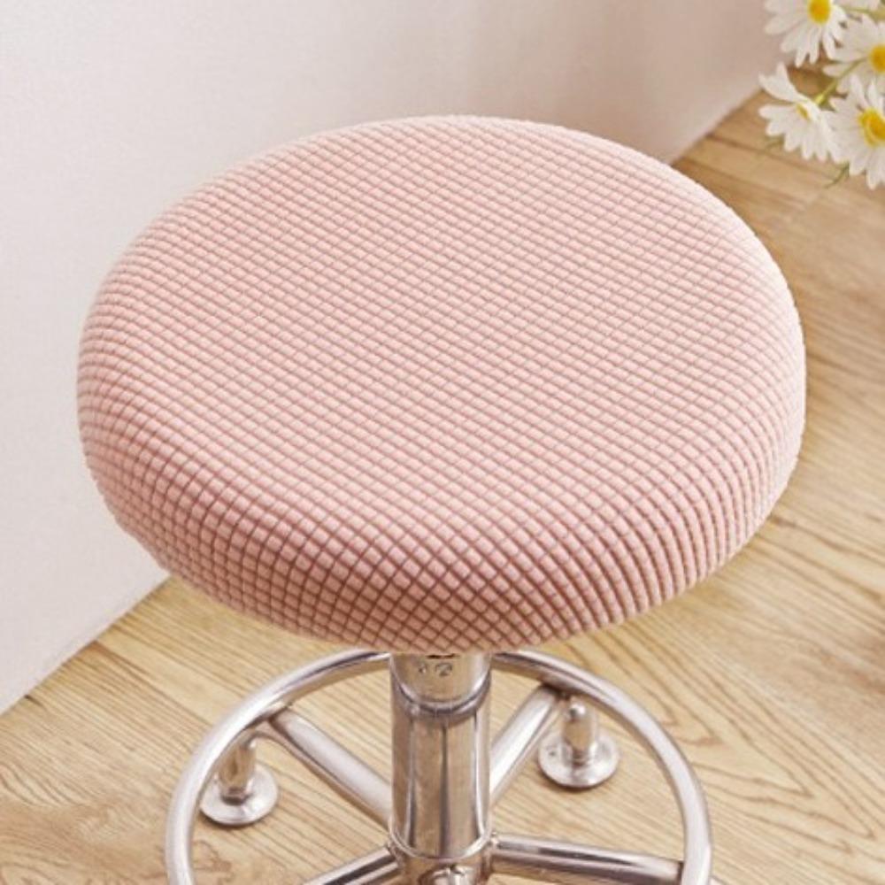 Wear-resistant Slipcover Soft Elastic Bar Stool Covers Round Stool Chair Cover Bar Counter