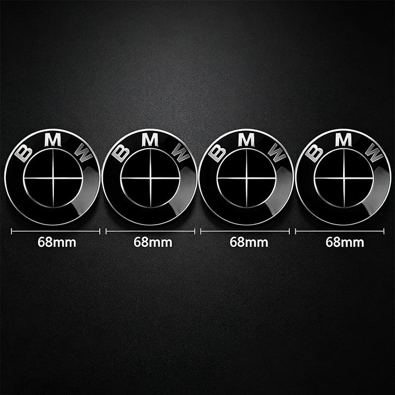 4Pcs 56mm 68mm ABS Car Wheel Center Caps Black For BMW E39 E46 E90 E60 E87 E53 F10 F20 F30 F15 F16 G20 E34 E36 E39 E38 Z3 Z4 G20