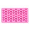 Силиконовая форма «сделай сам», 55 решеток, форма для шоколада в форме сердца, лоток для кубиков льда, форма для печенья и конфет