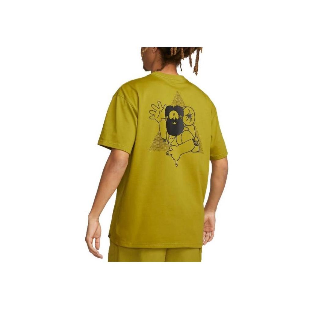 Nike Футболка с коротким рукавом и круглым вырезом ACG Cartoon Print, мужская, цвет оливковый FB8123-390