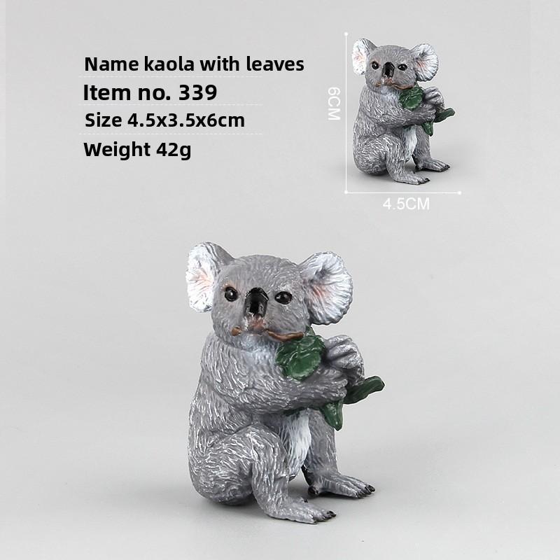 Реалистичная модель животного Коала ПВХ Коллекционная для любителей дикой природы и декора природы
