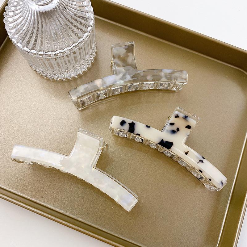 Элегантная корейская заколка-краб для волос из ацетата свежих цветов, идеально подходит для стильных причесок