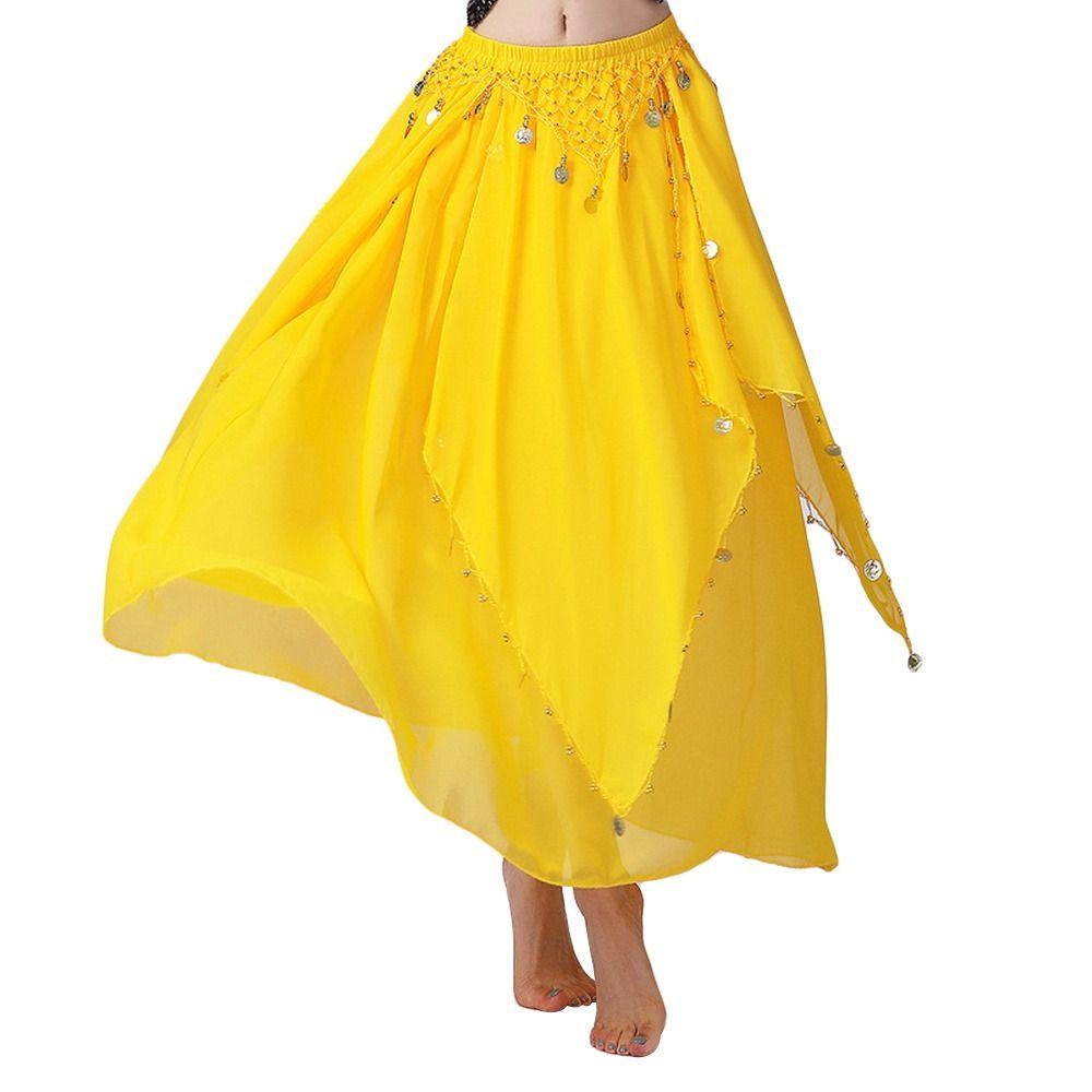 Tassels Sun Skirt Shining Show Costumes Belly Dance Skirt Spanish Skirt Dancing Skirt