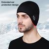 Зимняя велосипедная шапка-подкладка с отверстиями для очков, защита ушей, эластичная, нескользящая, сохраняющая тепло, ветрозащитная шапка-чепец для езды на велосипеде, бега, катания на лыжах