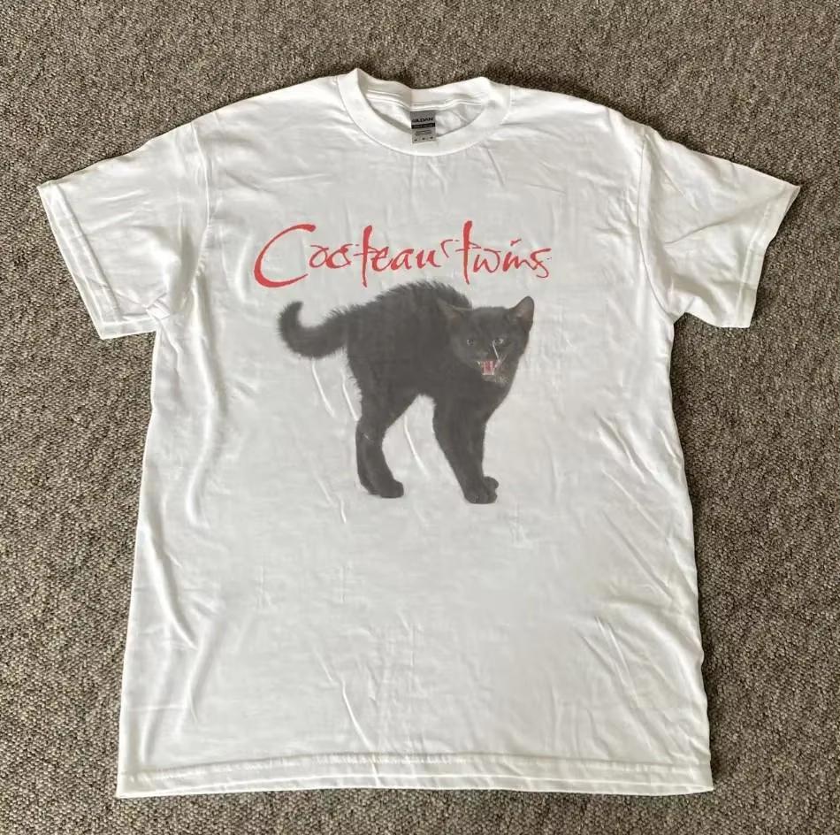 2026 Summer Cocteau Twins Shirt Cocteau Twins Band White Unisex Tshirt Unisex Unisex Short Sleeve Crew Neck Cotton Tee