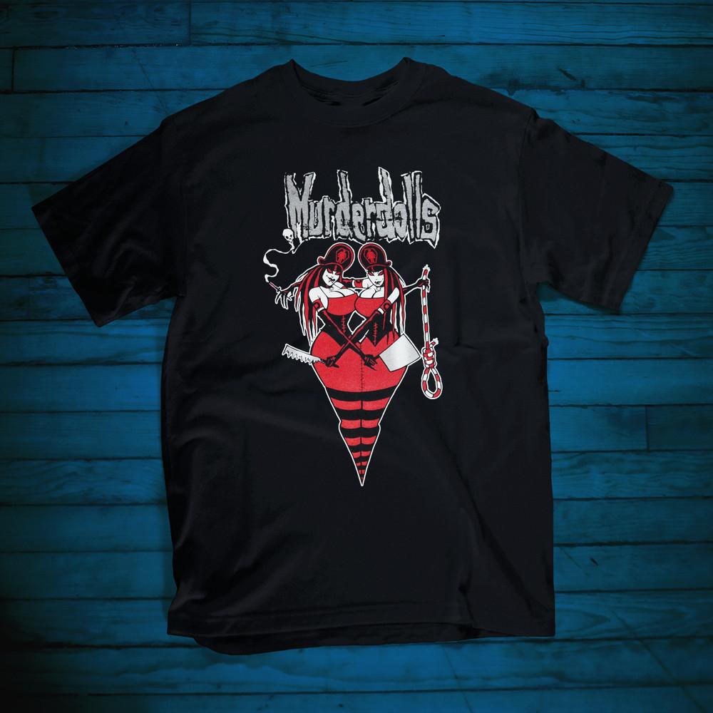 Murderdolls Tour Concert Cotton Black Unisex T-shirt S to 5Xl XX436 Unisex T-Shirt