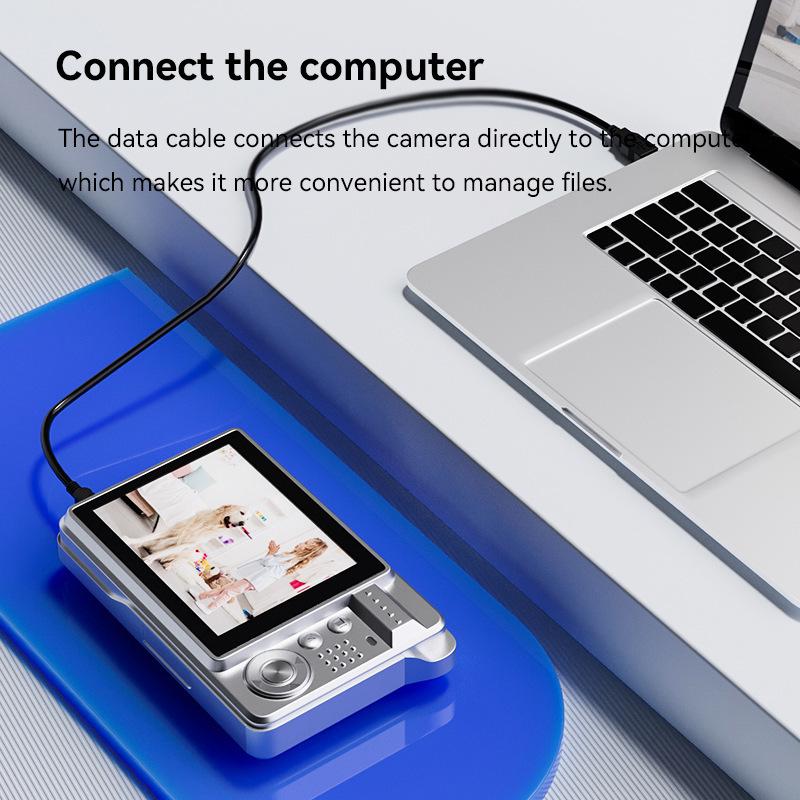 Ретро HD CCD цифровая камера для студентов - Камкордер для видеоблогов начального уровня