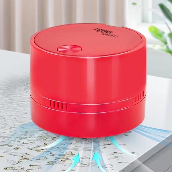 Настольный пылесос Yousheng, мощный портативный беспроводной мини-пылесос с запуском одной кнопкой на батарейках, пылесборник