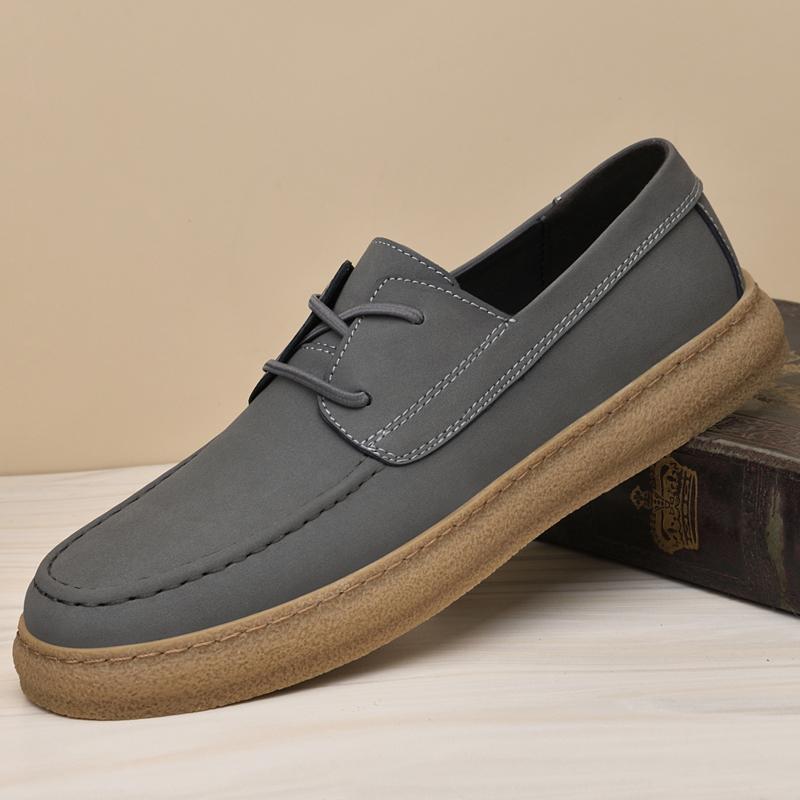 Весна 2024 года. Новые модные туфли люксового бренда для мужчин. Мужские кроссовки. Удобная повседневная обувь на шнуровке. Новые нескользящие туфли для скейтбординга для мужчин.