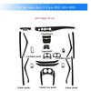 Carbon Fiber For Benz S Class W222 2014- Car Film Interior Sticker Center Console Gear Dashboard Air Door Handle Lift Panel