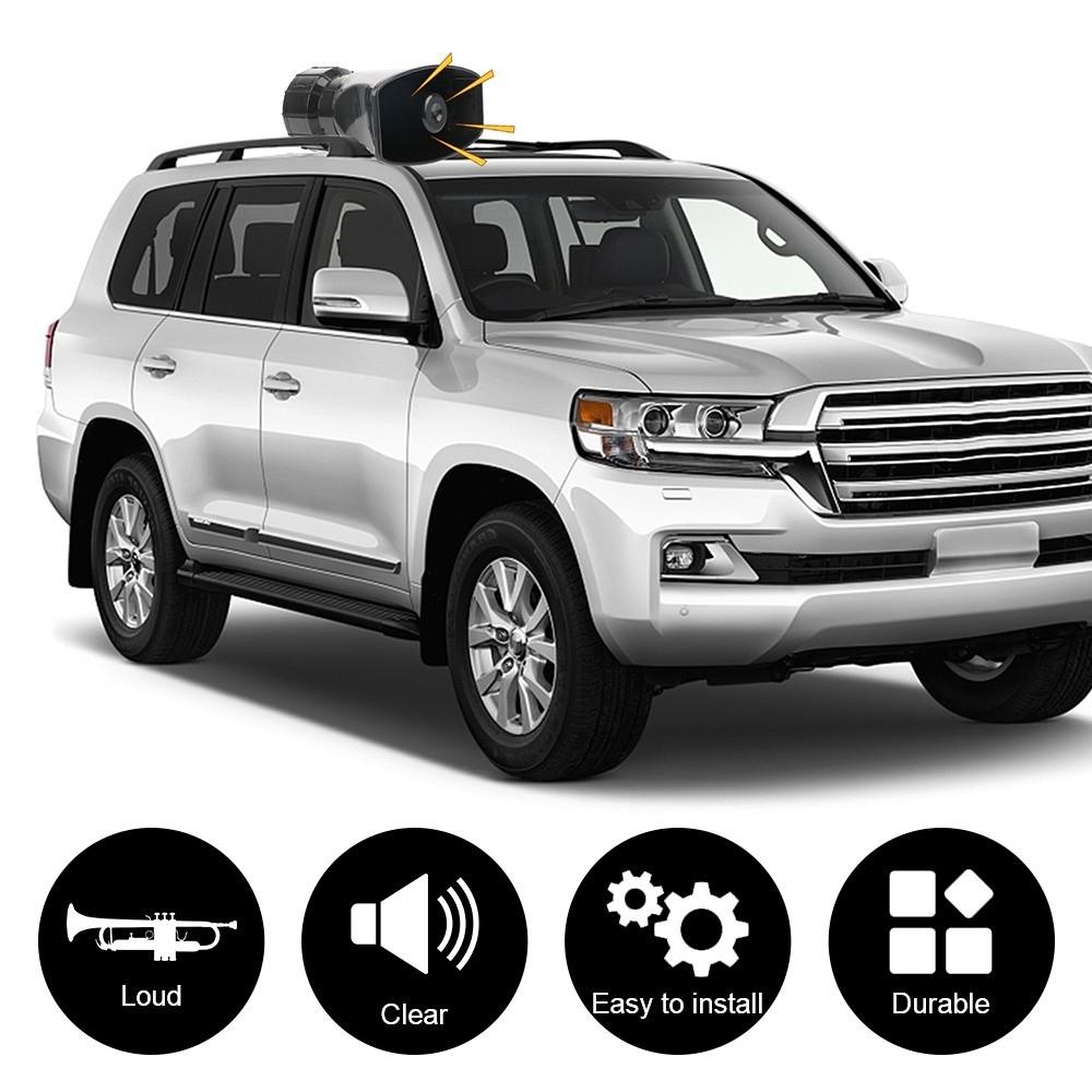 Megaphone Car Speaker Horn 12V Loadspeaker Set Car Warning Alarm For Motorcycle Car Truck SUV Boat