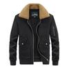 Мужская зимняя одежда куртка повседневная плюс бархат толстый свободные лацканы большой размер хлопок топ повседневная модная мужская одежда