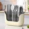 Multifunction Cutlery Drain Rack 3 Grids Utensil Drying Rack Non-toxic Kitchen Utensil Holder  Home