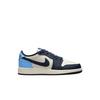Кроссовки Air 1 Retro Low OG GS Obsidian UNC Kids, синие, университетские, синие, парус CZ0858-400
