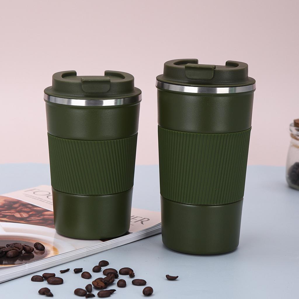 Stainless Steel Coffee Cup Portable Double-layer Vacuum Cup Business Accompanying Water Cup