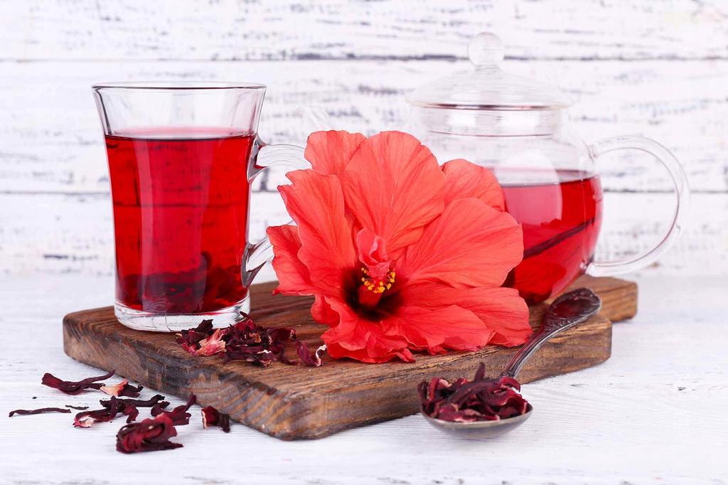 Herbata Wiśnia w Rumie Hibiskus - 100g Kwiat Hibiskusa Mieszanka Smakowa