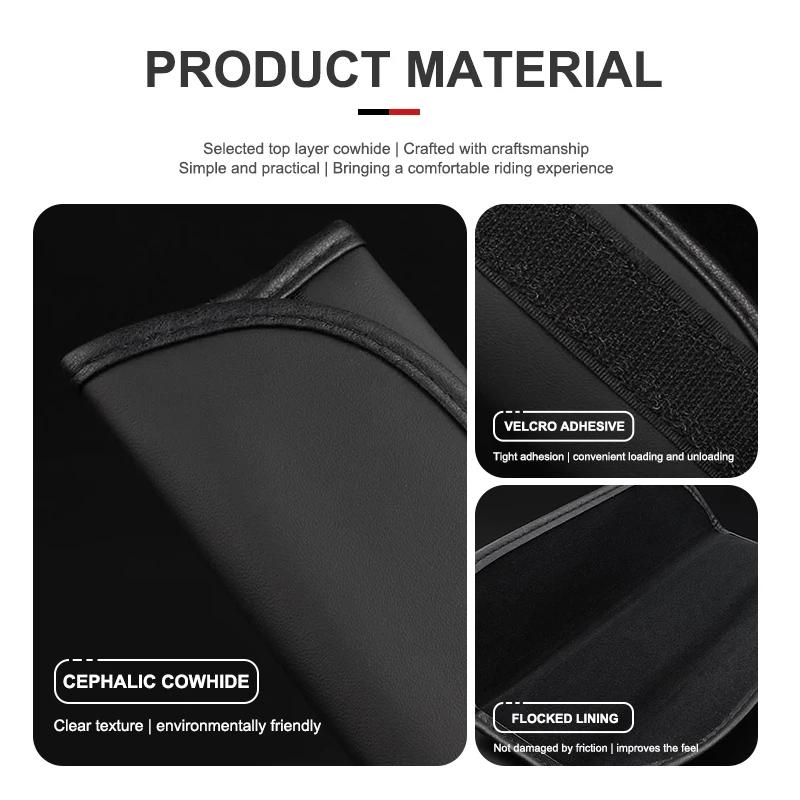 Car Seat Belt Leather Safety Belt Shoulder Cover Protect Pad For Citroen C5 C1 C2 C6 C4L DS3 DS4 DS5 C-Elysee Grand Berlingo akr256