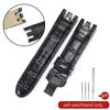 Для часов Swatch из воловьей кожи с пряжкой-бабочкой, мягкие удобные аксессуары, мужские 21 мм Yrs403 412 402G дугообразные ремешки для часов