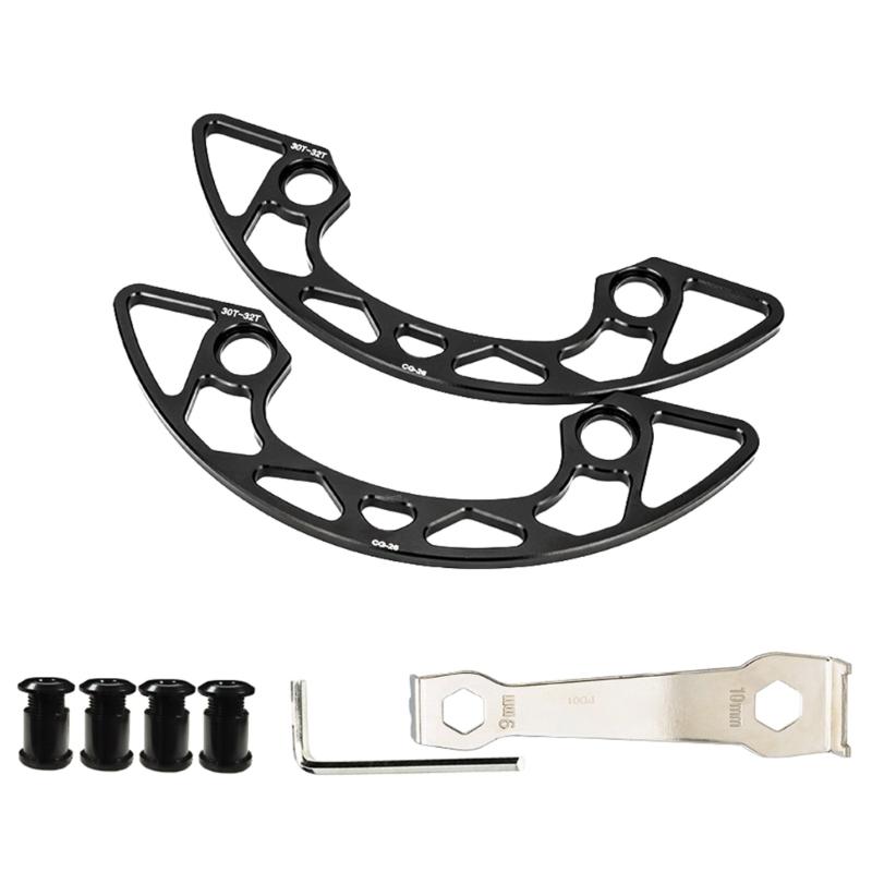 Bicycles Chainring Guard Crank Chain Wheel Protector Bicycles Chainwheel Guard Cover Chainring Protector Cover And Bolts