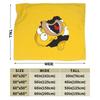 S-Simpsons Homer Shocked Face Comfortable Blanket  Trend Plane Travel Throw Blanket Outdoor Flannel Bedspread Sofa Bed Cover
