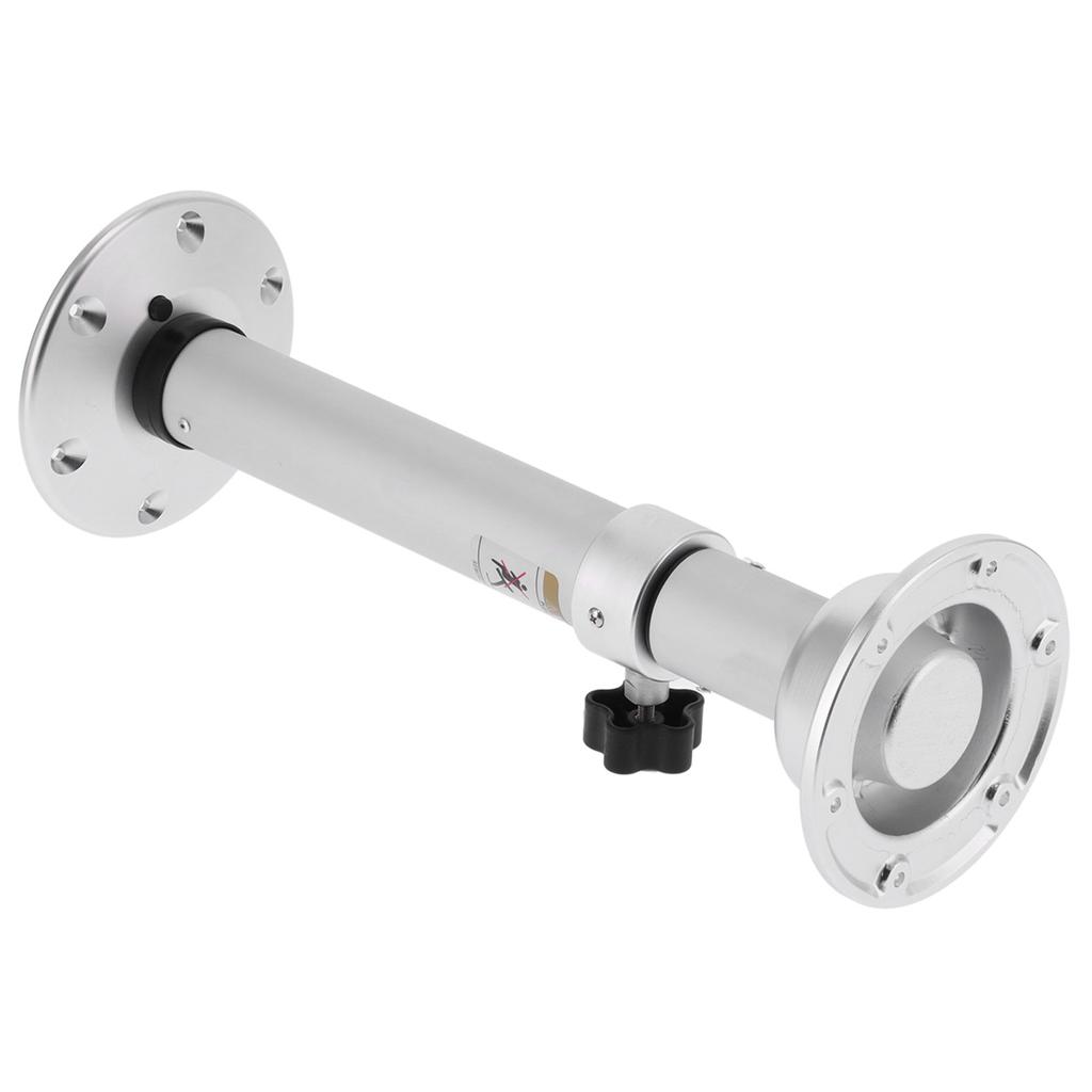 19.3‑28.3 дюйма Комплект пьедестала для стола Регулируемая серебристая стойка с монтажными базовыми частями Универсальный для каравана, автодома, яхты