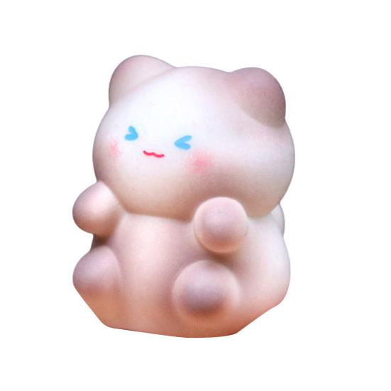 Миниатюрная фигурка кошки из смолы, микро-статуэтка мультяшной кошки, крошечные животные, поделки для DIY, моховый пейзаж, кукольный домик, декор для сада, топпер для торта на день рождения