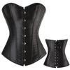 DOKiDOKi Сексуальный черный корсет с верхом на шнуровке, костюм для косплея, SM, доминатрикс, бондаж, панк-рок, талия