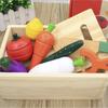 Серия 'Симуляция кухни' Монтессори Фрукты и овощи для нарезки Деревянные игрушки Вневременные ролевые игры Развитие интереса к кулинарии