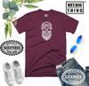 Bearded Skull T Shirt Bike Biker Ride Race Dead Motorbike Motorcycle Chopper Top