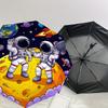 1PC space explorer space rocket Umbrella-8-Rib Reinforced Portable Folding Travel Suitable for All Seasons Outdoor Daily Use-J380