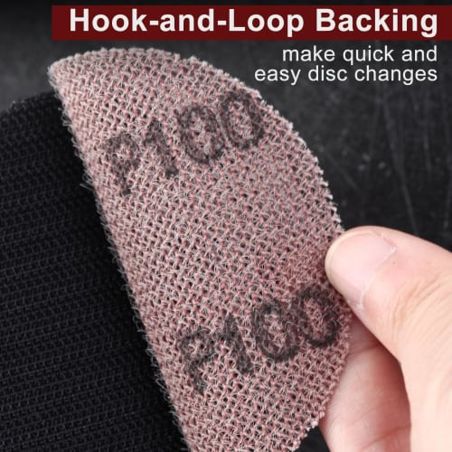 SPEEDWOX 25-Pack 76mm Mesh Sanding Discs, Round, Mesh Sandpaper, Mesh Sanding Discs, Net Discs, Sandpaper Sanding Paper for Sanders, Anti-Clogging Des