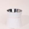 High-Leg Cat Bowl with Neck Protection, Stainless Steel, Anti-Black Chin Design