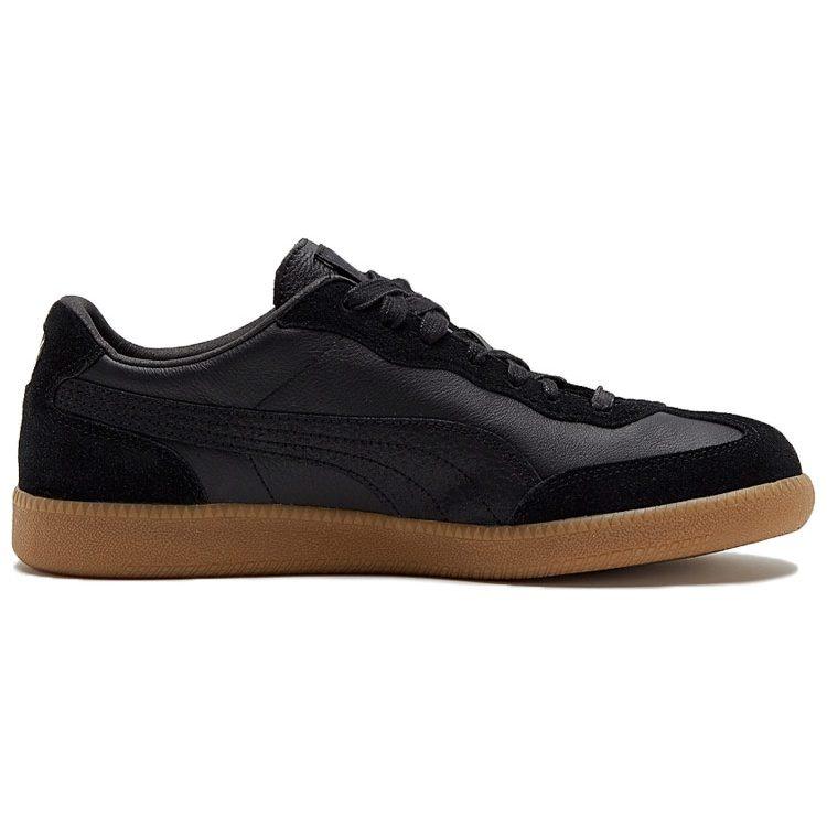 Puma Liga Кожаная ретро обувь Черная 364597-02