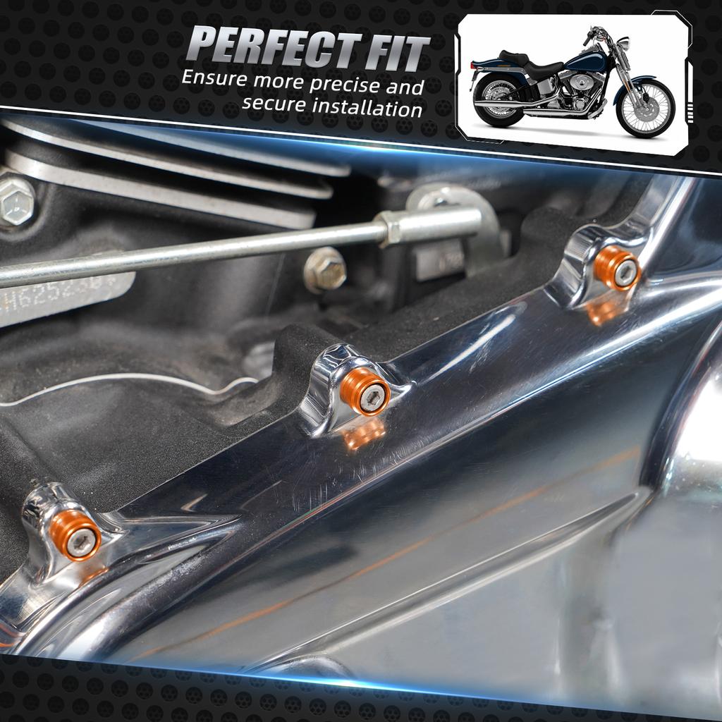 13 шт. Декоративные кольца на болты первичной крышки Для Harley M8 Street Glide Road Glide Road King 2017-2023 Ultra Limited Electra Glide