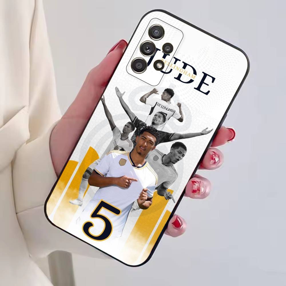 Чехол для телефона J-Jude F-Football Bellinghams для Samsung S25, S24, S21, S22, S23, S30, Ultra, S20, Plus, Fe, Lite, Note, 10, Черный чехол