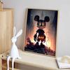 Disney Алмазная живопись Темный готический Микки Маус Иллюстрация DIY Набор для взрослых Искусство и ремесла Декор дома и Подарок