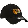 New Era Кепка 9TWENTY Chicago Blackhawks NHL, мужская черная кепка
