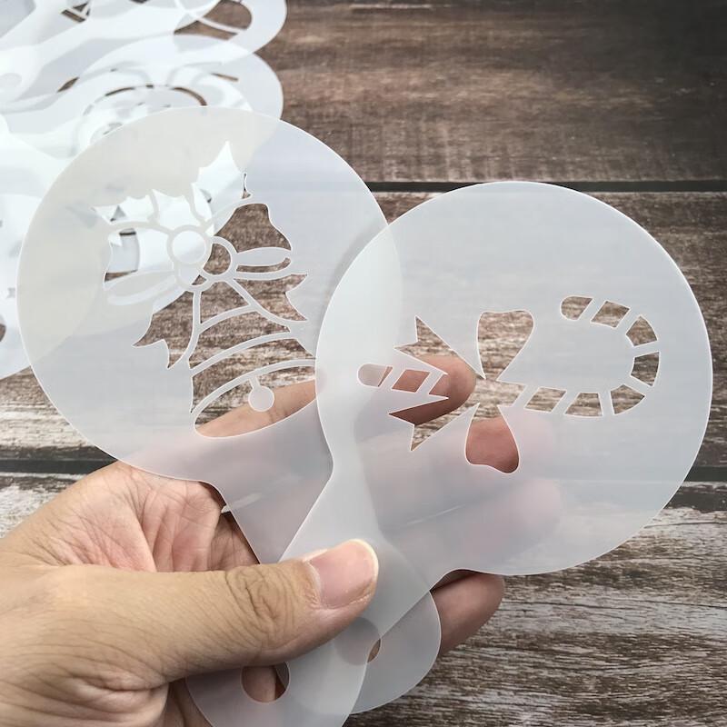 Holiday Coffee & Baking Decorating Stencils Set