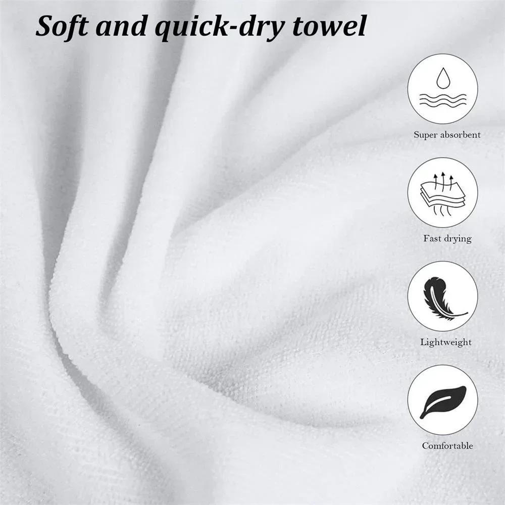 Beach Towels S-Snoopyes Bathroom Gym Towel Turban for Hair Drying Sauna Personal Care Spa Large Bath Accessories Home Quick Set