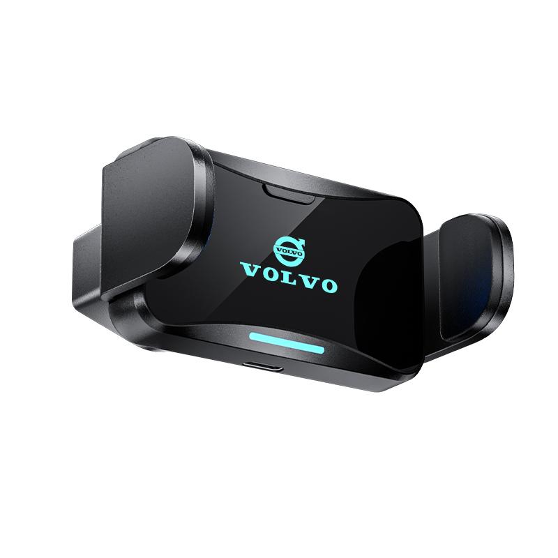 Car Wireless Phone Holder Stand Fast Charging Station Charger Auto Infrared Induction For Volvo Rdesign V60 V40 XC90 S60 C30 XC6