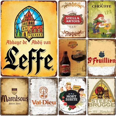 Винтажные металлические таблички Rum Chouffe, ретро-стены, постеры для баров, пабов, клубов, кафе, железная живопись, украшения