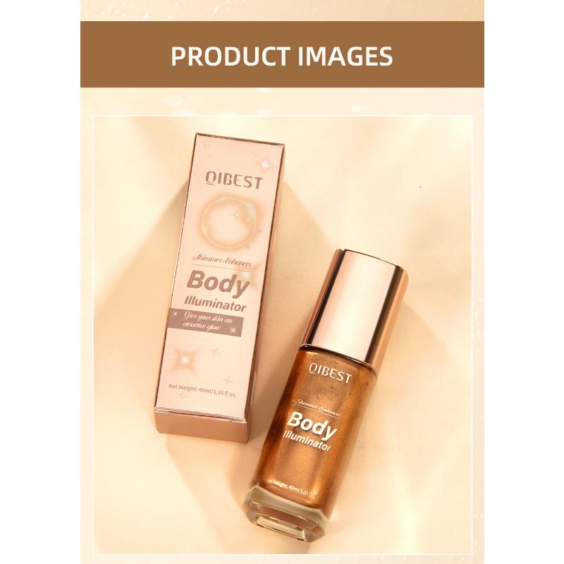 QiBest Хайлайтер для лица, осветитель для всего тела, хайлайтер для тела, пляжный сексуальный хайлайтер, масляный триммер, тональный крем