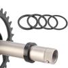 4Pcs Road Bike Crank Chain Wheel Spacers Adjuster Hollow Crankset Washer for Enhanced Cycling Efficiency and Durability