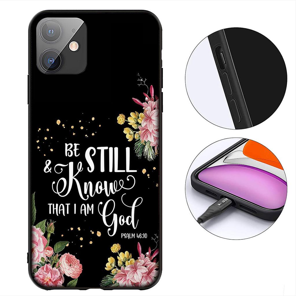 Bible Verse Jesus Christ Christian Flower Case for Samsung Galaxy A04 j7 J5 J2 Prime J8 A01 A02 A03 A42 M06 M16 M56 M23 G57