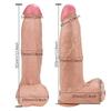 Огромный фаллоимитатор 31,5 см, Фистинг, Анальная пробка, Секс-игрушка, Ремень на пенисе, Реалистичный член, Женское доминирование, БДСМ, Раб, Большой член, ПВХ