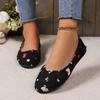 Women Loafers 2025 New Mixed Colors Patchwork Denim Breathable Shoes Casual Round Toe Slip On Shallow Shoes