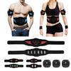 Пояс для тренировки мышц живота EMS, стимулятор мышц, тонизирующее средство для мышц пресса, дисплей, расход калорий, похудение тела, снижение веса, фитнес, массаж