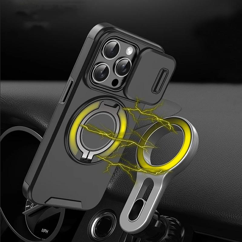 Ударопрочный тяжелый жесткий чехол с подставкой для iPhone 16 Pro Max 15 Pro Max 14 Pro Max